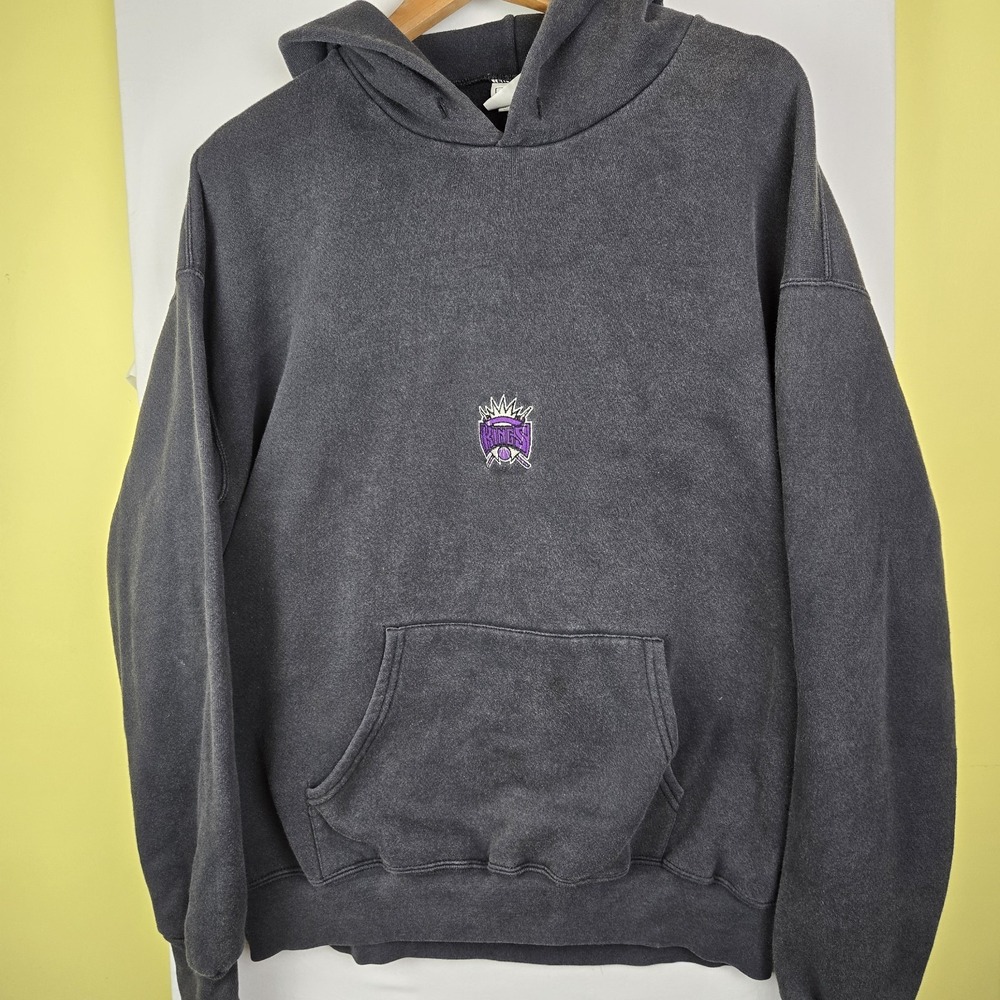 Sacramento Kings Vintage Lee Sport Pullover Sweatshirt Size L. FLAWS!!